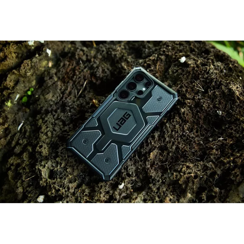 Urban Armor Gear Pathfinder Clear mobiliojo telefono dėklas 17,3 cm (6,8) Dangtelis Juoda, Sidabrinė