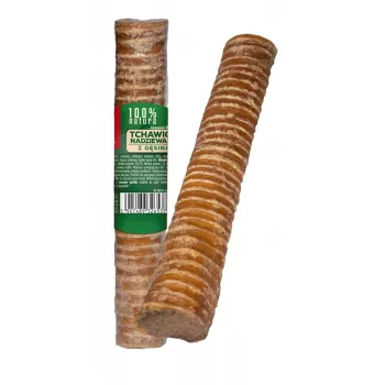 MACED trachėja, įdaryta žąsiena - skanėstas šuniui - 150g