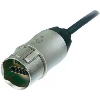 HDMI kabelis Neutrik NKHDMI-1 1,00 m, nikeliuotas, 1× HDMI jungtis