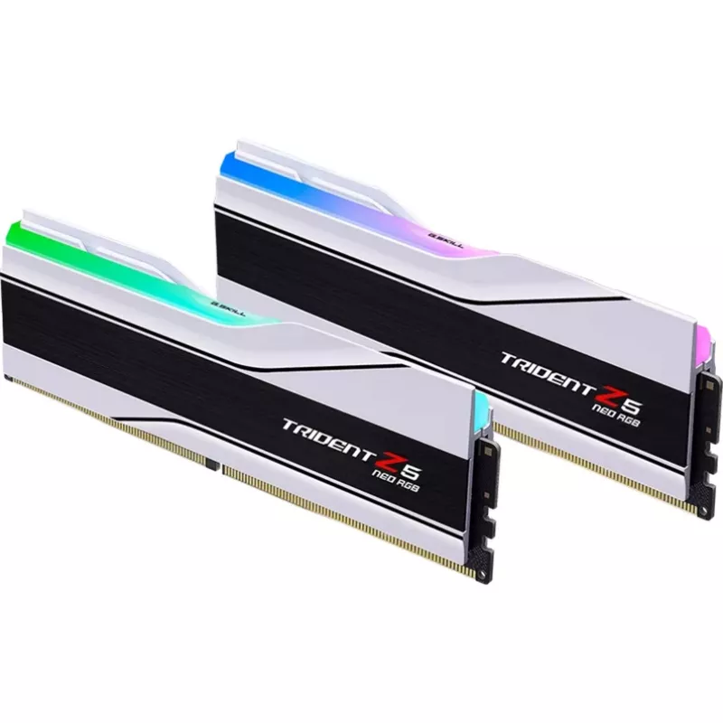 DIMM 32 GB DDR5-6000 (2x 16 GB) Dual-Kit, atmintis balta, F5-6000J2636H16GX2-TZ5NRW, Trident Z5 NEO RGB, AMD EXPO