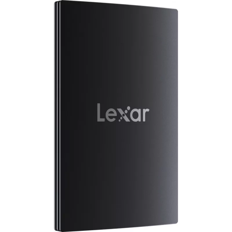 Nešiojamasis SSD Lexar SL500 1 TB – USB Type-C, USB 3.2 Gen 2x2, iki 2000 MB/s, aliuminio korpusas, 0,043 kg, juodas
