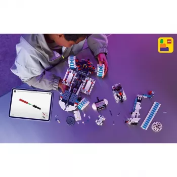 LEGO Technic 42211 Lunar Outpost Mėnulio roveris – konstruktorius, 1082 vnt., modulinis surinkimas, 130×310×190 mm