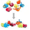 Transporto priemonių rinkinys Popular Playthings Mix or Match Junior 1 Daugiaspalvis
