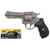 Žaislinis metalinis revolveris Pulio Police 33/0 (modelis 15533) — metalinė konstrukcija, šaudantis žaisliniais sviedinukais