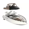 Amewi 26101 nuotoliniu būdu valdomas RC modelis Boot su elektros varikliu (26101)
