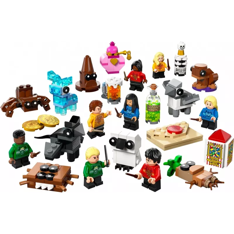 Statybinis žaislas LEGO Harry Potter Advento kalendorius 2025 rinkinys 76456 — 278 detalės, 8 minifigūrėlės, amžius 7+