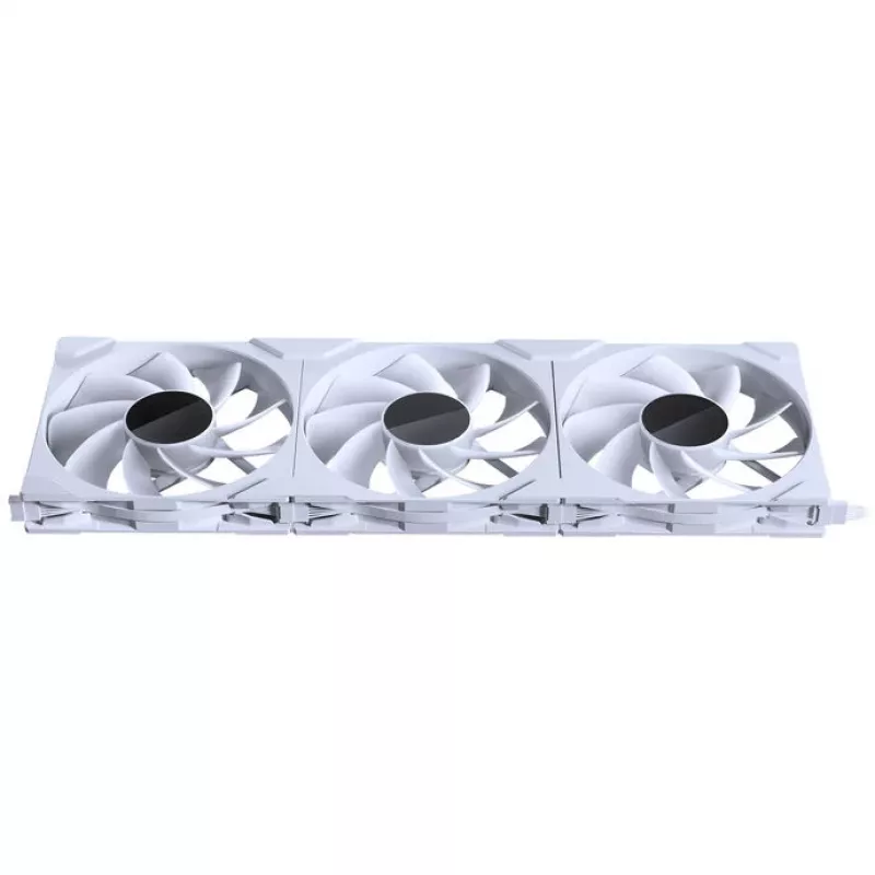 Phanteks M25 Gen2 140mm PWM D-RGB atvirkštinių menčių korpuso ventiliatorius - Balta