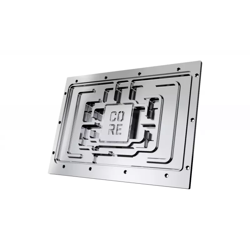 Backplate Alphacool 10269 Acrylic Aluminium Chrome Copper Nylon Juoda 155.5x235.9x34mm
