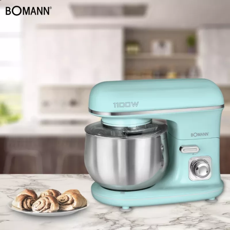 Bomann KM 6030 CB virtuvinis kombainas 1100 W 5 L mėtų spalvos