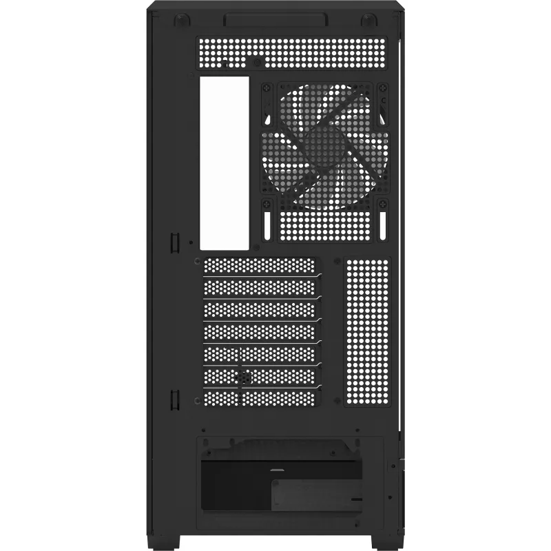Kompiuterio korpusas AeroCool Geh Midi P500B-Digi Juoda