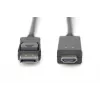 Adapter kabelis Displayport 1.2 with interlock 4K 60Hz UHD Typ DP/HDMI A M/M juodas 2 m