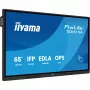 iiyama TE6513A-B1AG Signage Display Interaktyvus plokščiasis ekranas 163,8 cm (64,5 colio) Wi-Fi 500 cd/m² 4K Ultra HD Juodas Liečiamas ekranas Įmontuotas procesorius Android 18/7