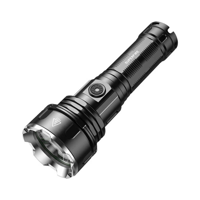 Superfire R3 P90 žibintuvėlis, 2000 lm, USB, 36 W, 5 režimai, 350 m