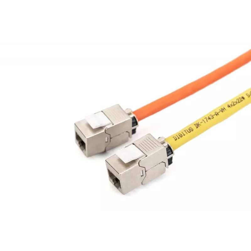 Digitus CAT 6A Keystone modulis, ekranuotas su išmaniuoju kabelių tvarkytuvu
