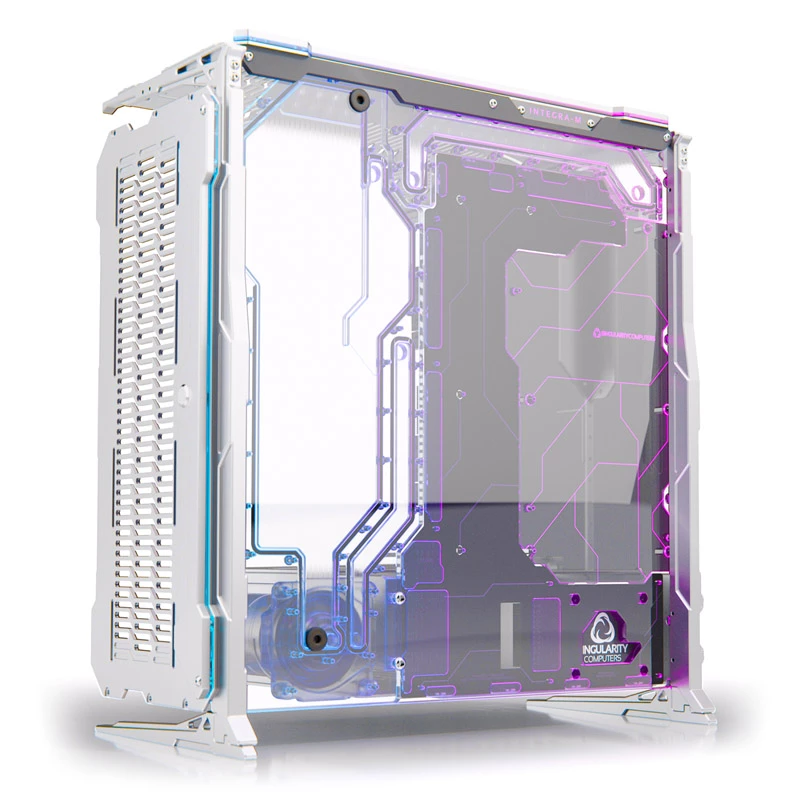 Kompiuterio korpusas Triton Spectre Integra-M Elite, Singularity Computers — sidabrinis