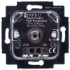 Įleidžiamas sukamasis šviesos reguliatorius Busch-Jaeger 2117/11 U, 230 V kintamoji srovė, 50–60 Hz, juodas