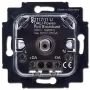 Įleidžiamas sukamasis šviesos reguliatorius Busch-Jaeger 2117/11 U, 230 V kintamoji srovė, 50–60 Hz, juodas