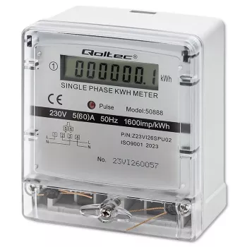 Vienfazis elektroninis energijos suvartojimo skaitiklis 230 V LDC