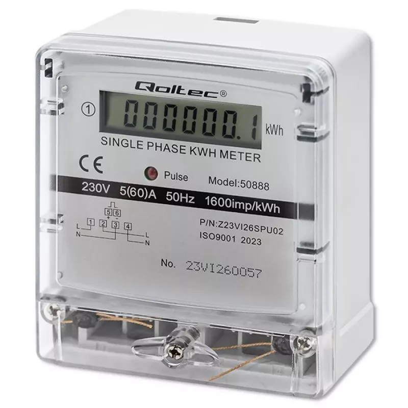 Vienfazis elektroninis energijos suvartojimo skaitiklis 230 V LDC