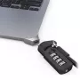 Compulocks Ledge adapter, skirtas MacBook Air 15 colių M2 M3, su kombinuotu kabelio užraktu, sidabrinis