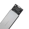 Aliuminio korpusas QOLTEC 51833, skirtas M.2 SSD, SATA į USB 3.0, palaiko iki 2TB
