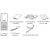 IP Phone Grandstream DP725 belaidis ragelis, pilkas, 1,8 colio TFT ekranas, 20 linijų, Li-Ion 1500 mAh