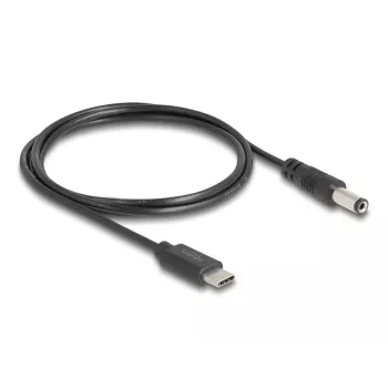 DeLOCK USB Type-C maitinimo laidas 1m 5,5 x 2,1 mm kištukas 5 V 1,5 A