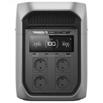 Nešiojamoji elektrinė EcoFlow Delta 3 Max Plus 2048Wh 1800W – atsarginis maitinimas ir energija be tinklo