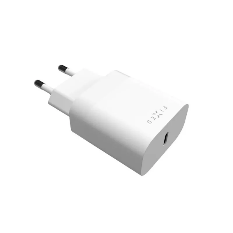 Kelioninis įkroviklis FIXED FIXC20N-C-WH 20W USB-C kompaktiškas tinklo adapteris