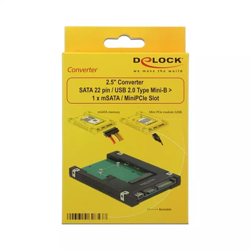 Vidinė SATA USB 2.0 adapteris DeLOCK 62853
