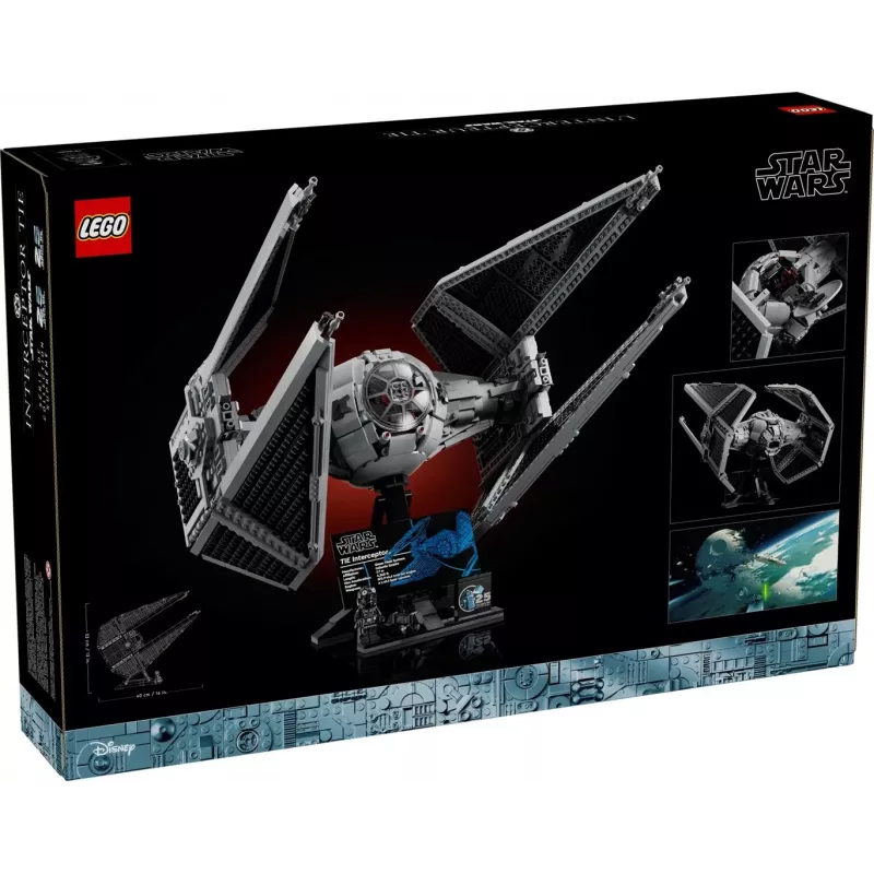 LEGO Star Wars Tie Interceptor modelis 75382 — detalus naikintuvo kūrimas, 1931 vnt., 18+