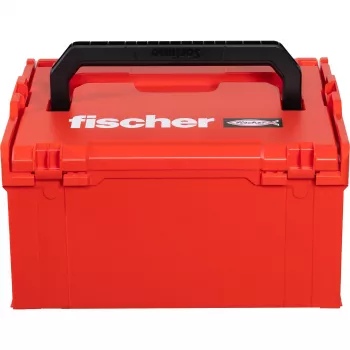 Įrankių dėžė FISCHER L-BOXX FLB 238 tuščia, raudona/juoda, modulinis daiktadėžė