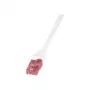 LogiLink CAT6 UTP PIMF komutacinis kabelis AWG 1m White (CQ2031U)