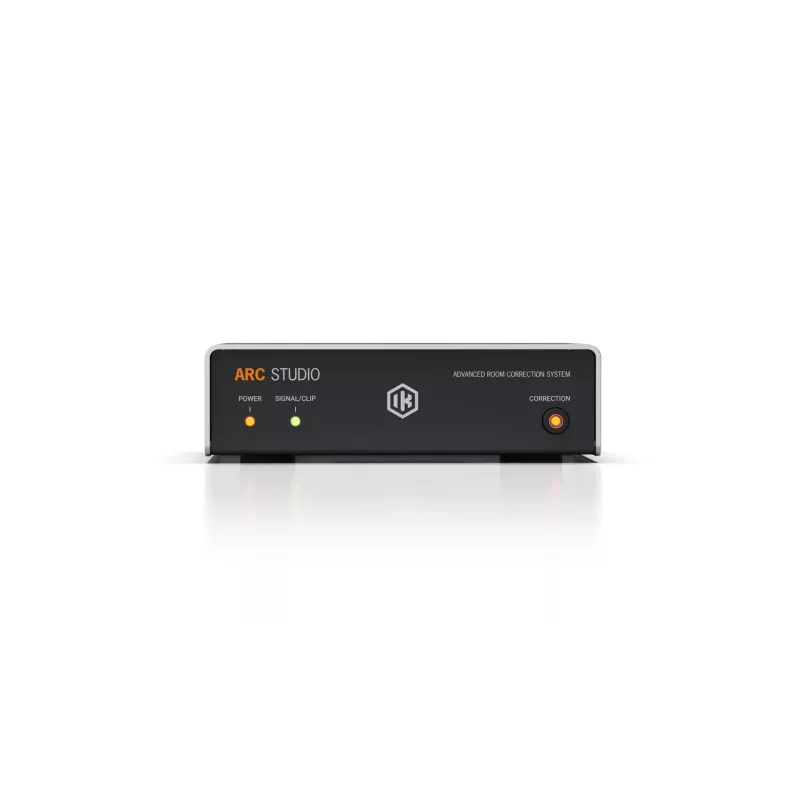 ik multimedia ARC Studio IP-ARC-STUDIO-IN garsiakalbiai, 50 W, 50 Ω išėjimo varža, 24 bitų / 96 kHz, juodi, 465 g