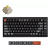 Mechaninė klaviatūra Keychron V1 Ultra 8K — 75% formato, QWERTY, Bluetooth, RGB, juoda