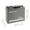Baterija Qoltec 53046 belaidžiam įrankiui 17 Ah 12 V