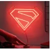 Prie sienos tvirtinamas LED neoninis šviestuvas „Paladone Superman“ PP14478SMTVN, dekoratyvinis sienos ženklas