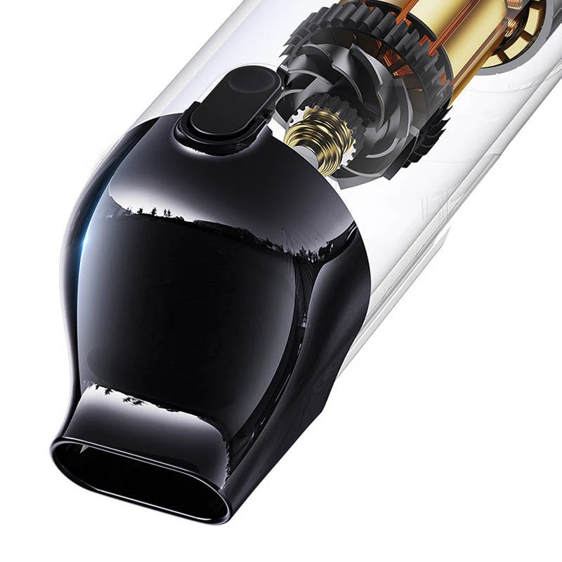 (Juoda) Baseus A5 Car Vacuum Cleaner 16000pa 130W Auto Vacuum 7500mAh Household Vacuum