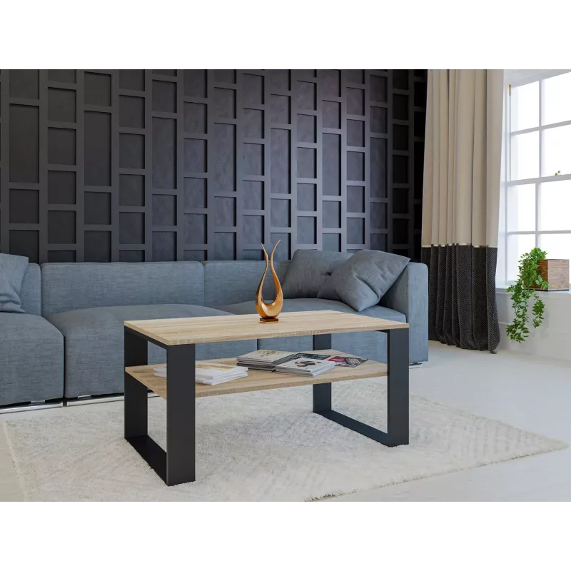 Topeshop MODERN 1P SON CZ kavos / šoninis / kampinis staliukas Kavos staliukas stačiakampė forma 2 koja (-os)