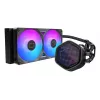 Skystas CPU aušintuvas Cooler Master MasterLiquid 240 Atmos II 240mm RGB, 240mm radiatorius, RGB apšvietimas