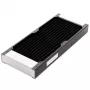 Radiatoriaus blokas Watercool 24101 — žalvaris/varis/nerūdijantis plienas, 278×120×30 mm, juodas