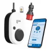 go-e Gemini flex 2.0 Juoda White Wall Charger 11000W Type 2