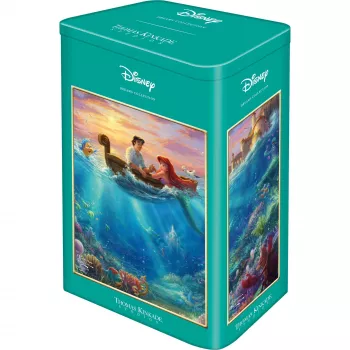 Thomas Kinkade Studios: Disney – Arielle in the Nostalgia Metal Tin, dėlionė 500 dalių