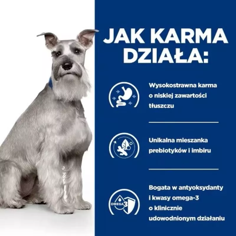 HILL'S Prescription Diet i/d Low Fat Stew su vištiena ir daržovėmis – šlapias šunų maistas – 354 g
