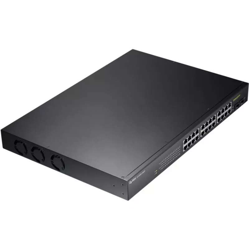 Zyxel GS1900-24HP valdomas Gigabit Ethernet (10/100/1000) 1U juodas