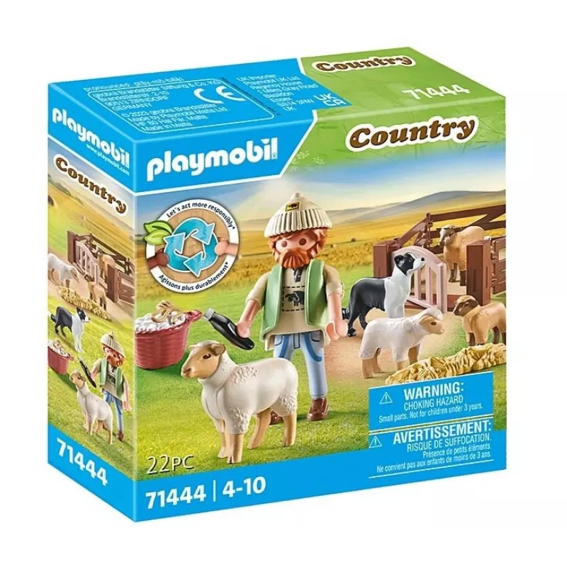 Shepherd Simulation Game with Sheep Playmobil