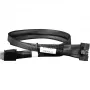 Diskų keitiklio laikiklis icybox MCIO 8i 74 kontaktų SFF-TA-1016 į 2× OCuLink 42 kontaktų 4i MB302L-B