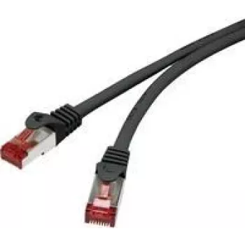 Renkforce RF-4979744 eterneto komutacinis kabelis, juodas