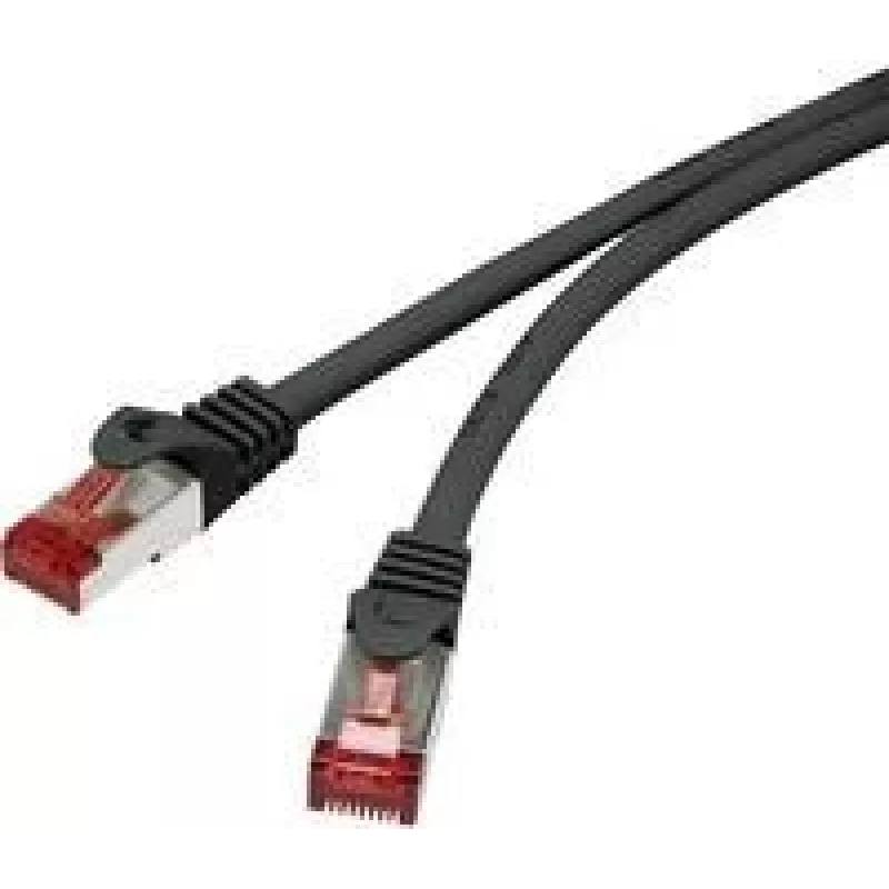 Renkforce RF-4979744 eterneto komutacinis kabelis, juodas