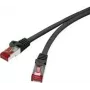 Renkforce RF-4979744 eterneto komutacinis kabelis, juodas